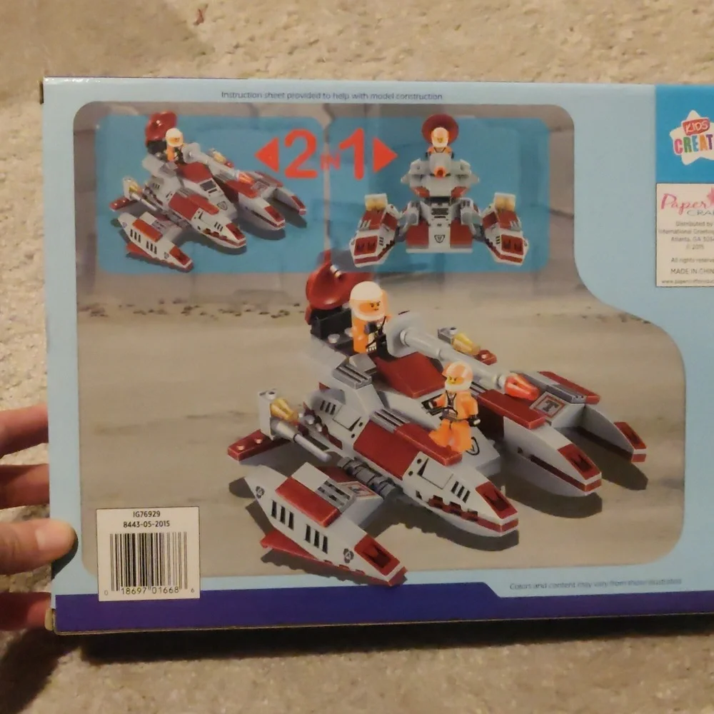 New!Star riders building bricks Kids create 2 in 1 155pcs Y2K Educational Develo